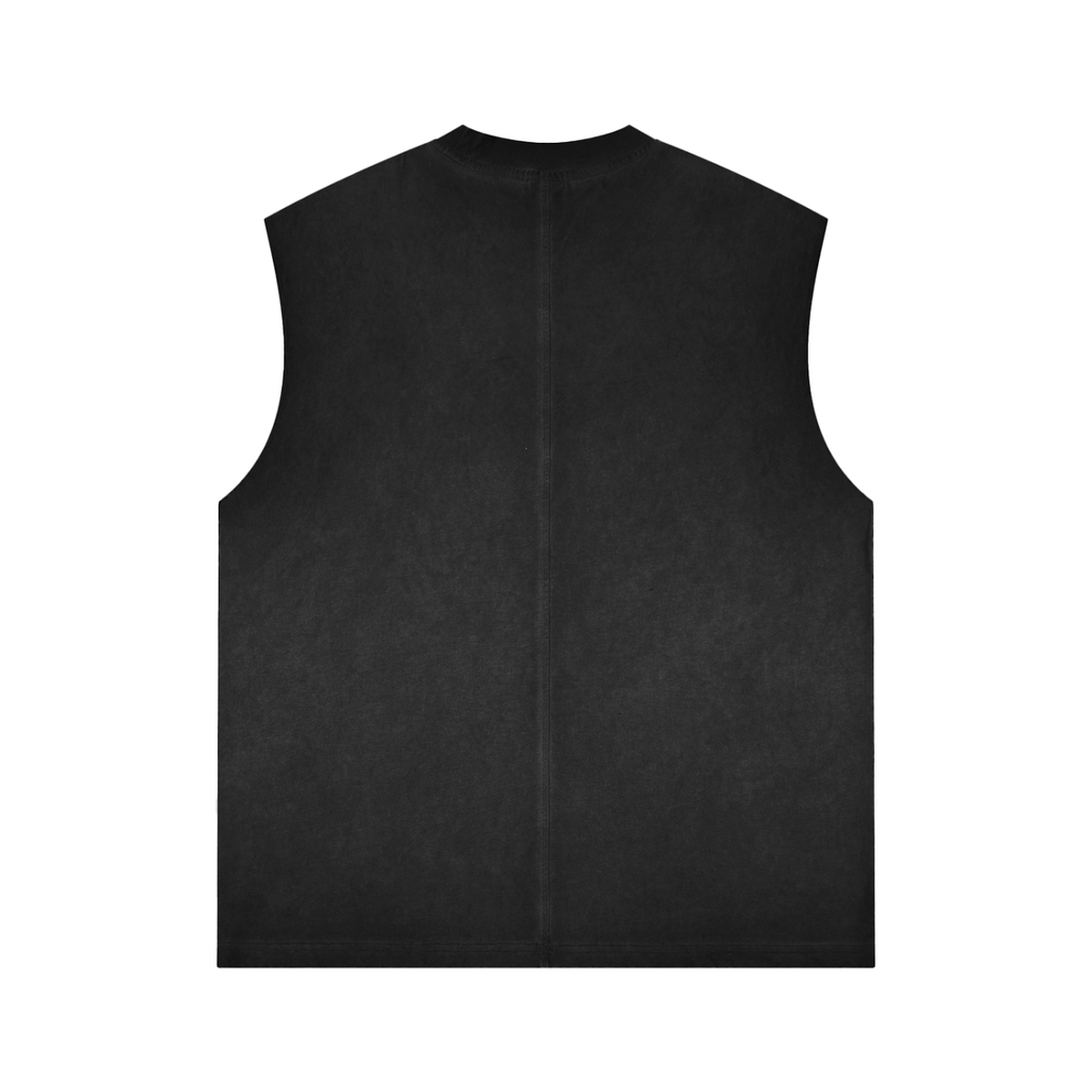 Dark Bull - Reverse Washed Tank Top