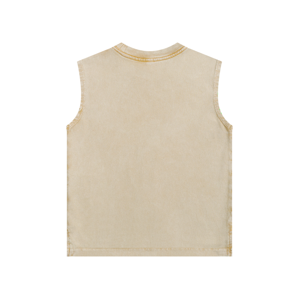 Money Doesn't Bring Happiness, I do. - Snow Washed Kids' Tank Top