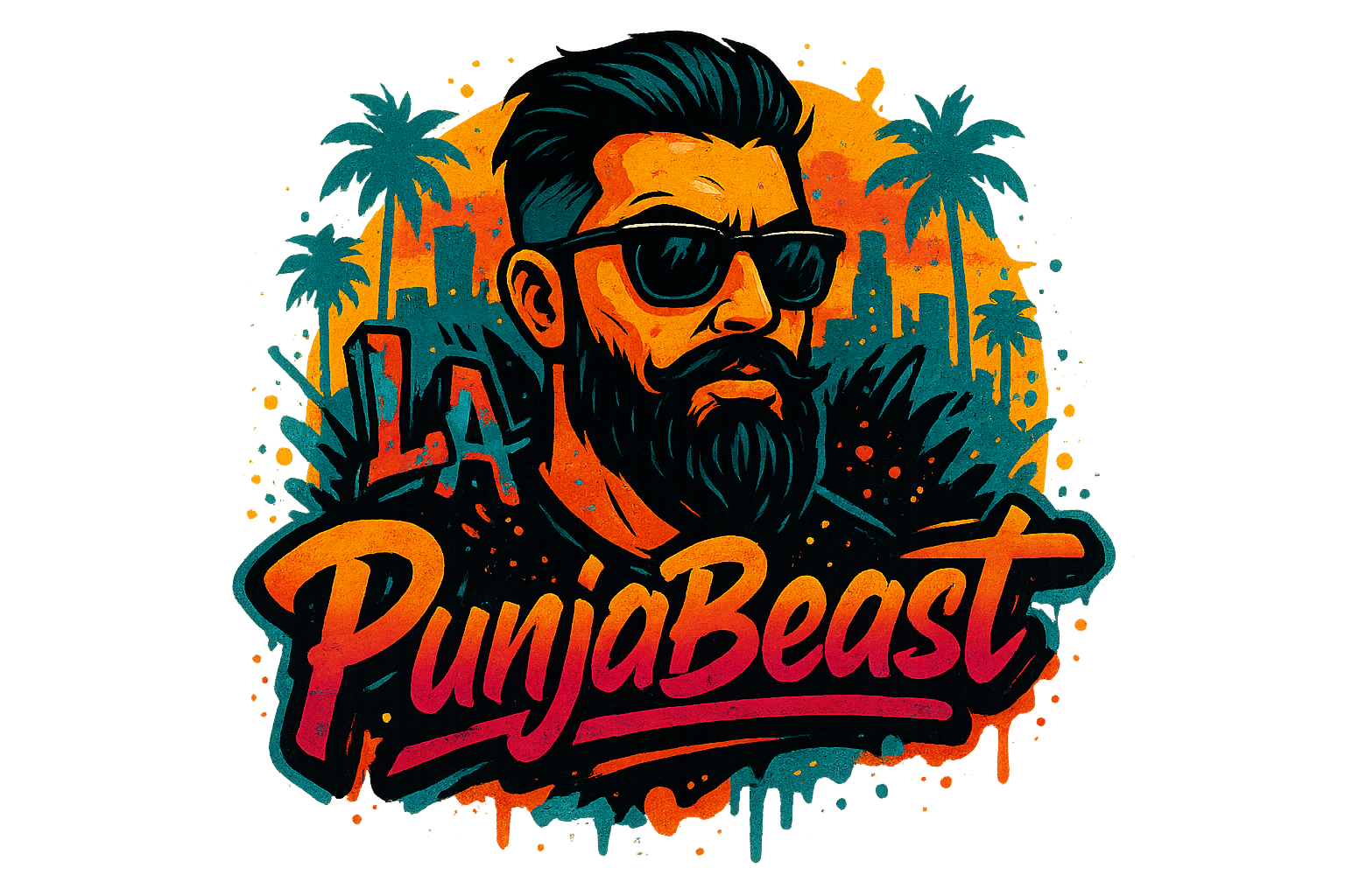 PunjaBeast logo with beard but no turban